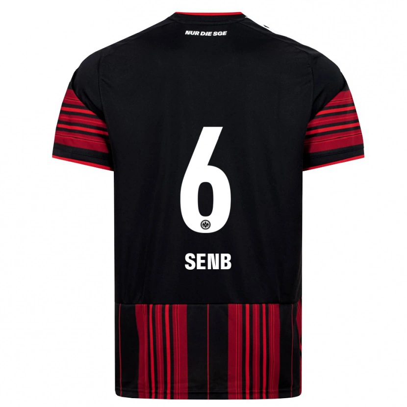 Danxen Kinderen Elisa Senß #6 Zwart Rood Wit Thuisshirt Thuistenue 2026/27 T-Shirt