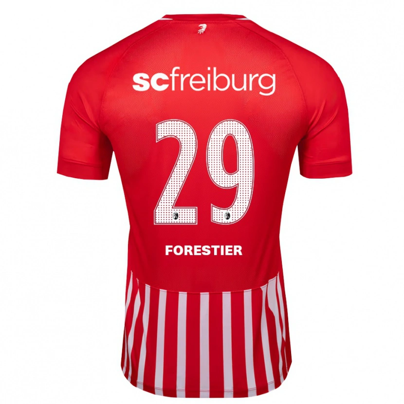 Danxen Kinderen Luis Forestier #29 Rood Wit Zwart Thuisshirt Thuistenue 2026/27 T-Shirt