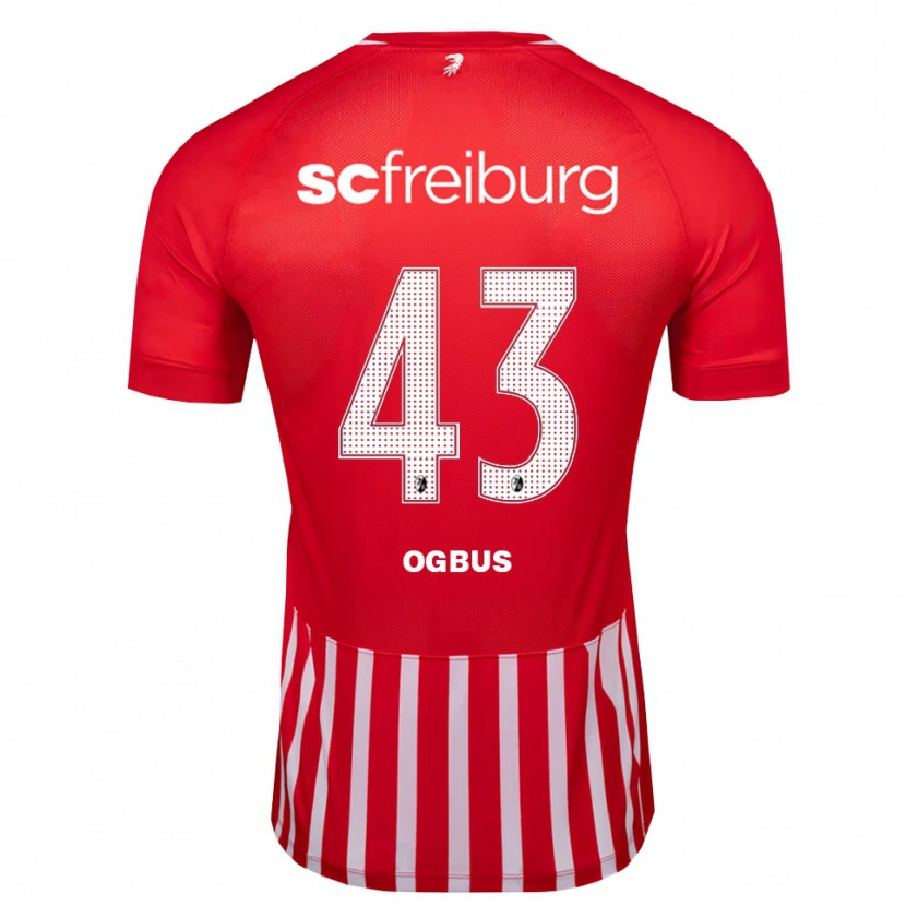 Danxen Kinderen Bruno Ogbus #43 Rood Wit Zwart Thuisshirt Thuistenue 2026/27 T-Shirt