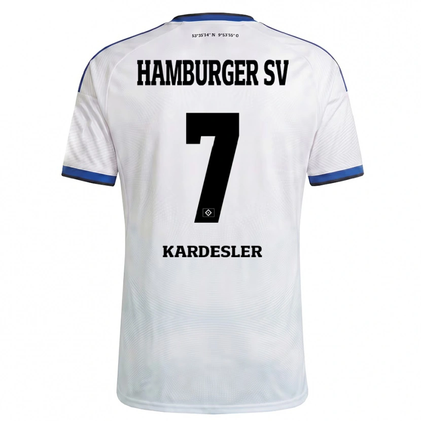 Danxen Kinderen Vildan Kardesler #7 Wit Zwart Blauw Thuisshirt Thuistenue 2026/27 T-Shirt