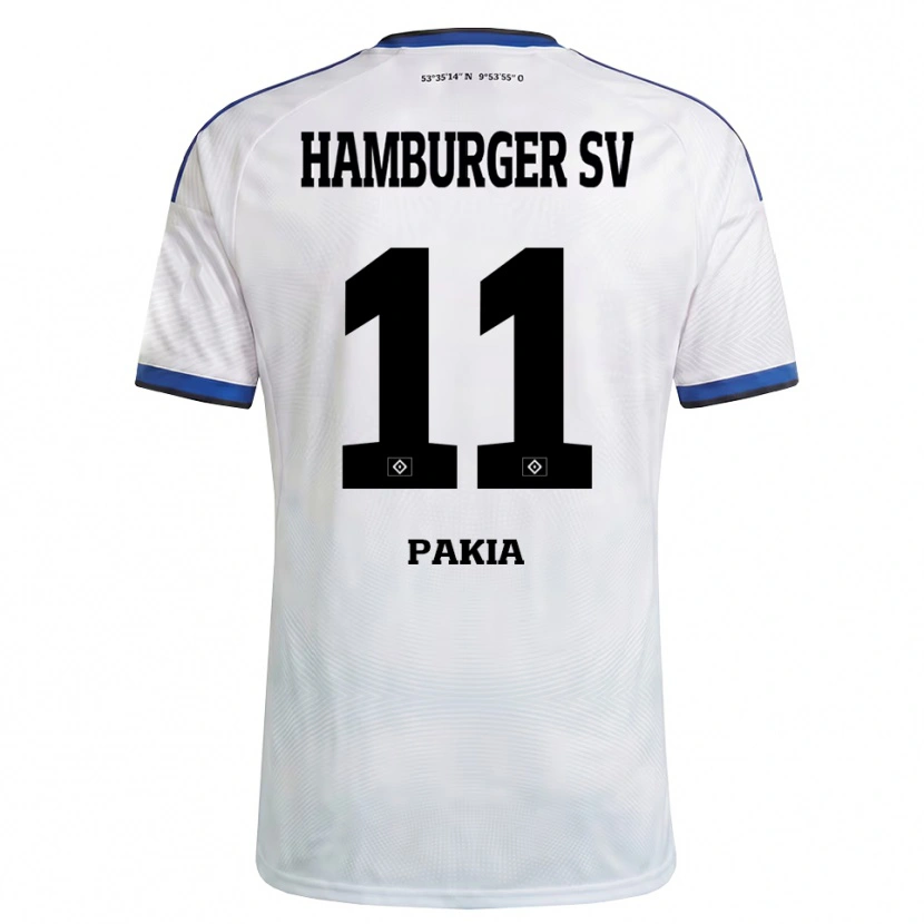 Danxen Kinderen Ware Pakia #11 Wit Zwart Blauw Thuisshirt Thuistenue 2026/27 T-Shirt