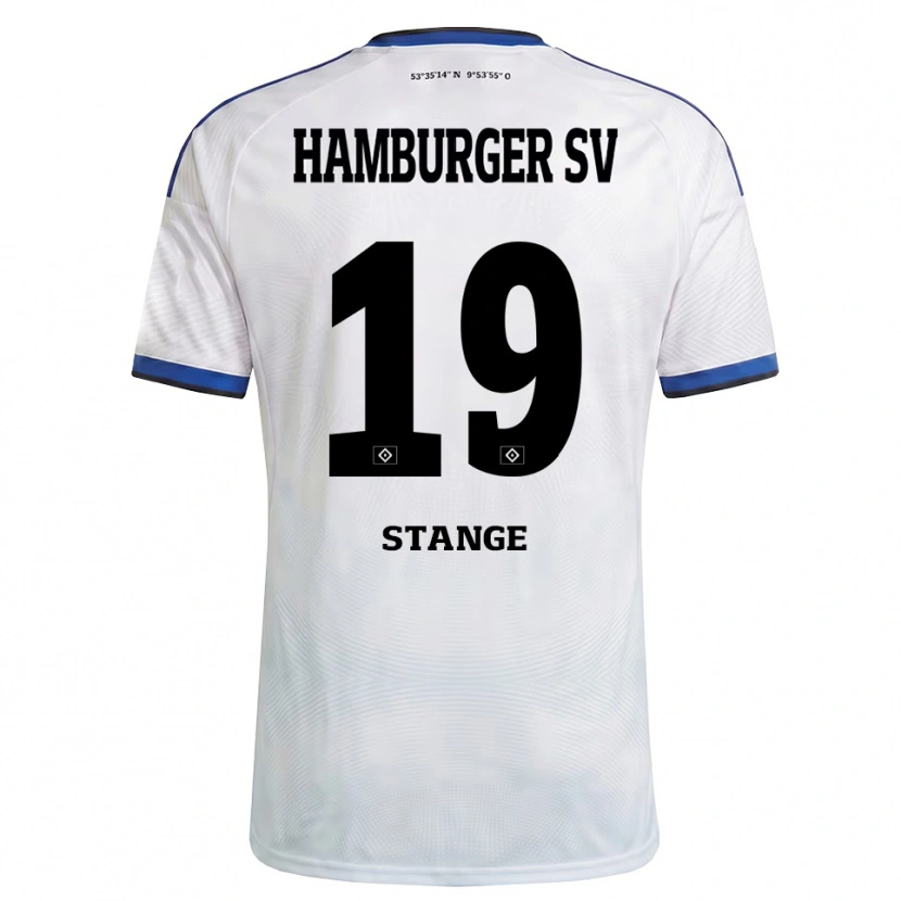 Danxen Kinderen Otto Stange #19 Wit Zwart Blauw Thuisshirt Thuistenue 2026/27 T-Shirt