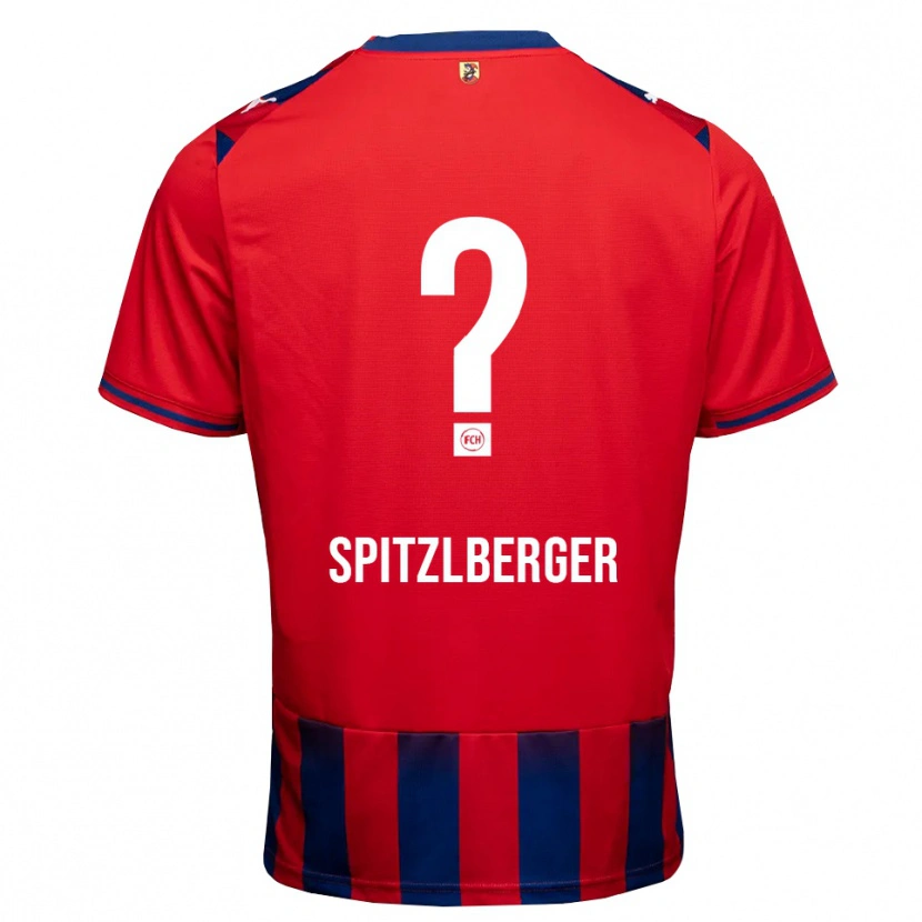 Danxen Kinderen Tyler Spitzlberger #0 Koninklijk Blauw Wit Rood Thuisshirt Thuistenue 2026/27 T-Shirt