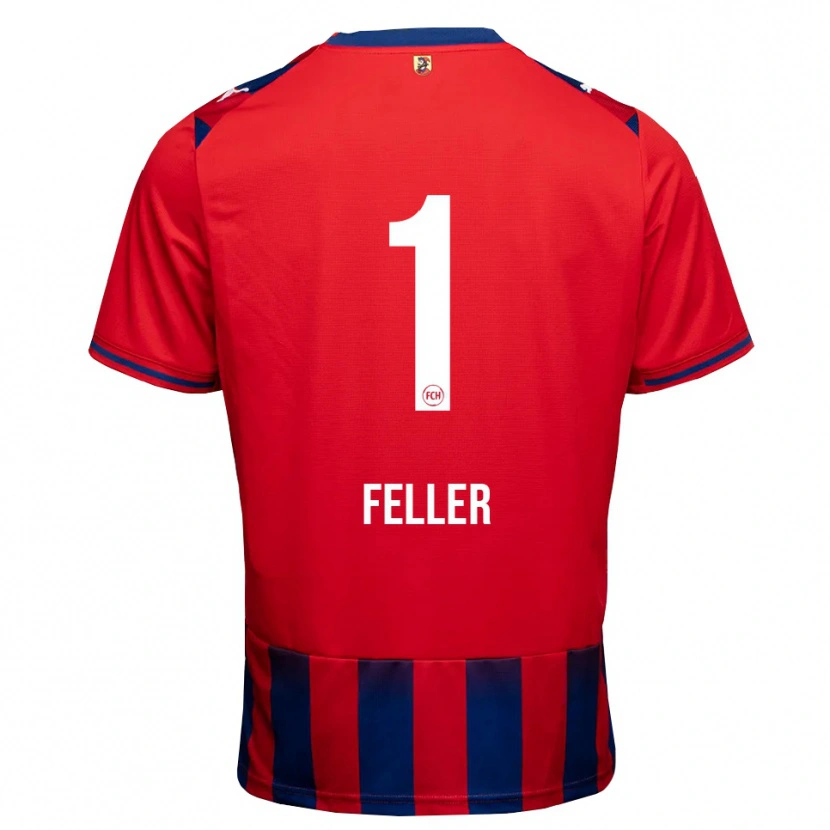 Danxen Kinderen Frank Feller #1 Koninklijk Blauw Wit Rood Thuisshirt Thuistenue 2026/27 T-Shirt