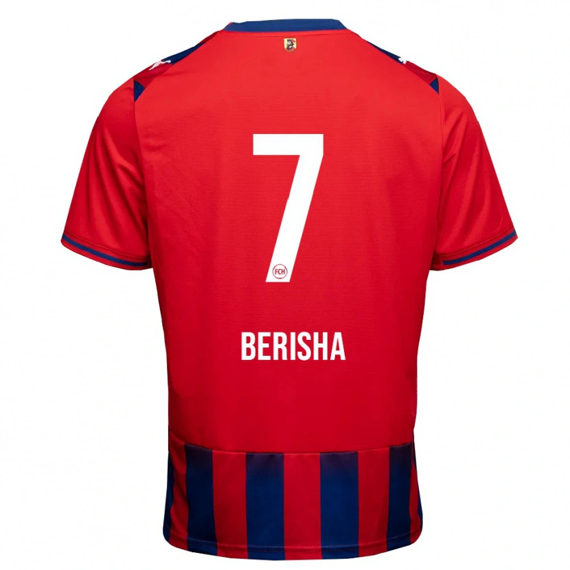 Danxen Kinderen Imran Berisha #7 Koninklijk Blauw Wit Rood Thuisshirt Thuistenue 2026/27 T-Shirt