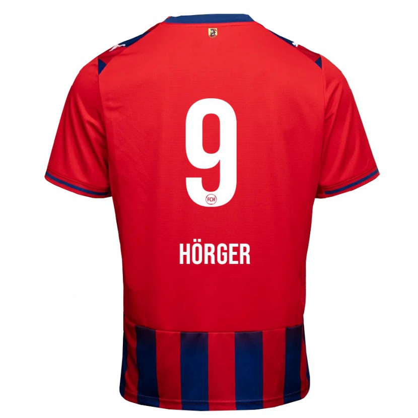 Danxen Kinderen Verena Hörger #9 Koninklijk Blauw Wit Rood Thuisshirt Thuistenue 2026/27 T-Shirt