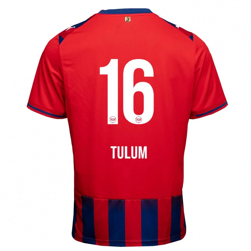 Danxen Kinderen Melih Tulum #16 Koninklijk Blauw Wit Rood Thuisshirt Thuistenue 2026/27 T-Shirt