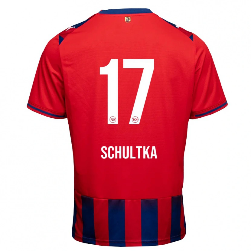Danxen Kinderen Silas Schultka #17 Koninklijk Blauw Wit Rood Thuisshirt Thuistenue 2026/27 T-Shirt