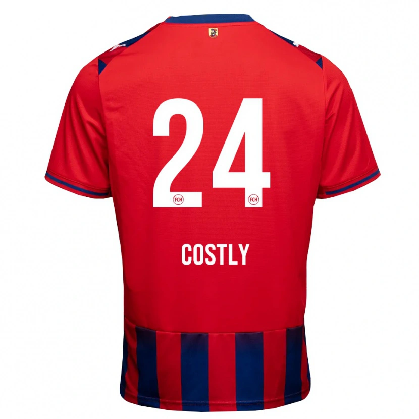 Danxen Kinderen Marcel Costly #24 Koninklijk Blauw Wit Rood Thuisshirt Thuistenue 2026/27 T-Shirt