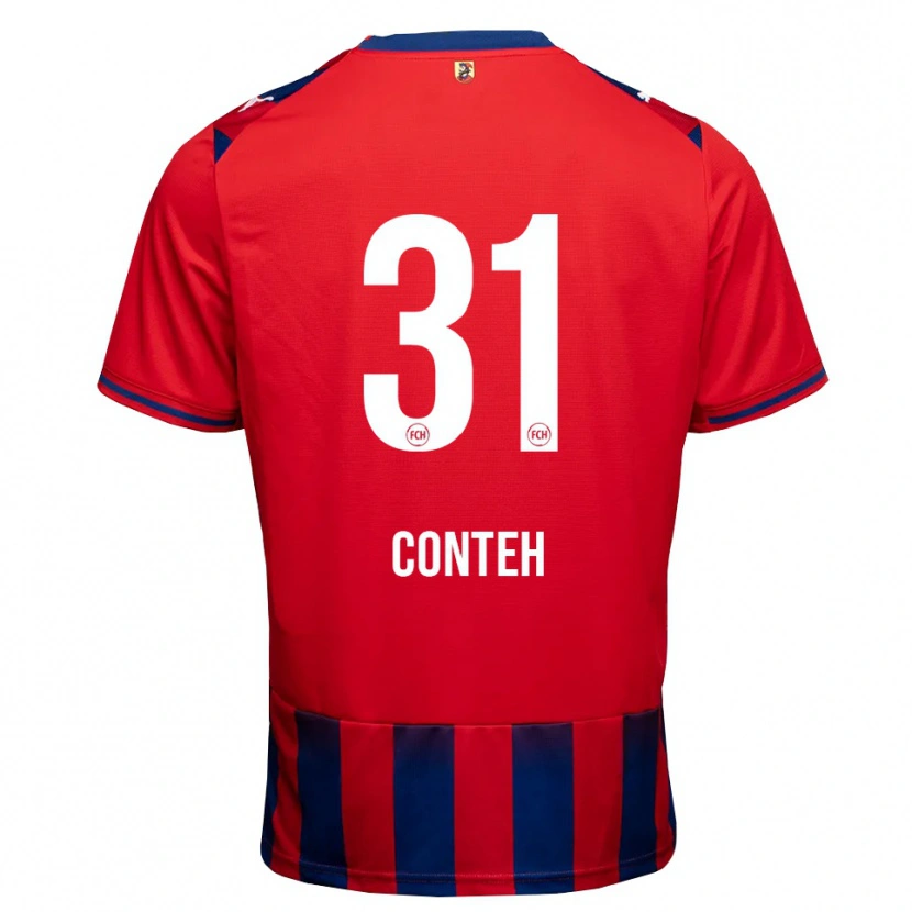 Danxen Kinderen Sirlord Conteh #31 Koninklijk Blauw Wit Rood Thuisshirt Thuistenue 2026/27 T-Shirt