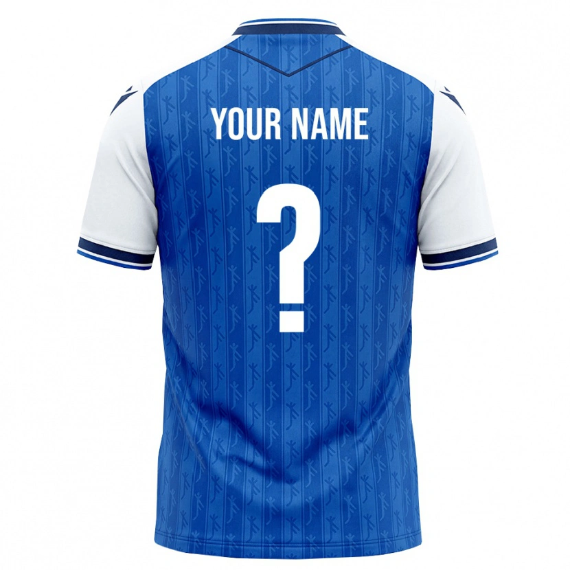Danxen Kinderen Uw Naam #0 Koninklijk Blauw Wit Thuisshirt Thuistenue 2026/27 T-Shirt