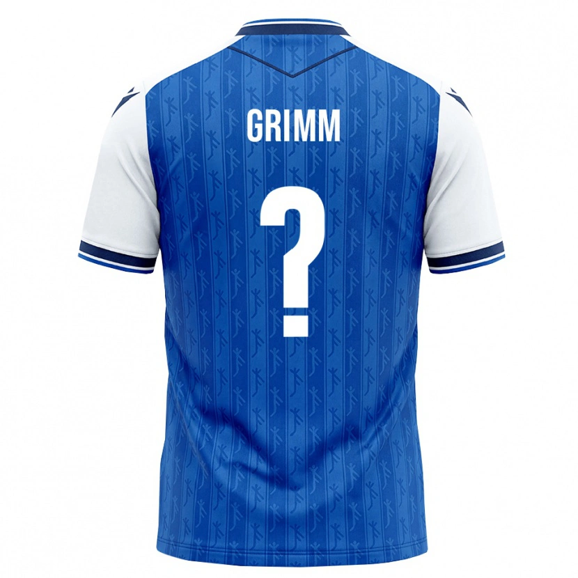 Danxen Kinderen Janna Grimm #0 Koninklijk Blauw Wit Thuisshirt Thuistenue 2026/27 T-Shirt