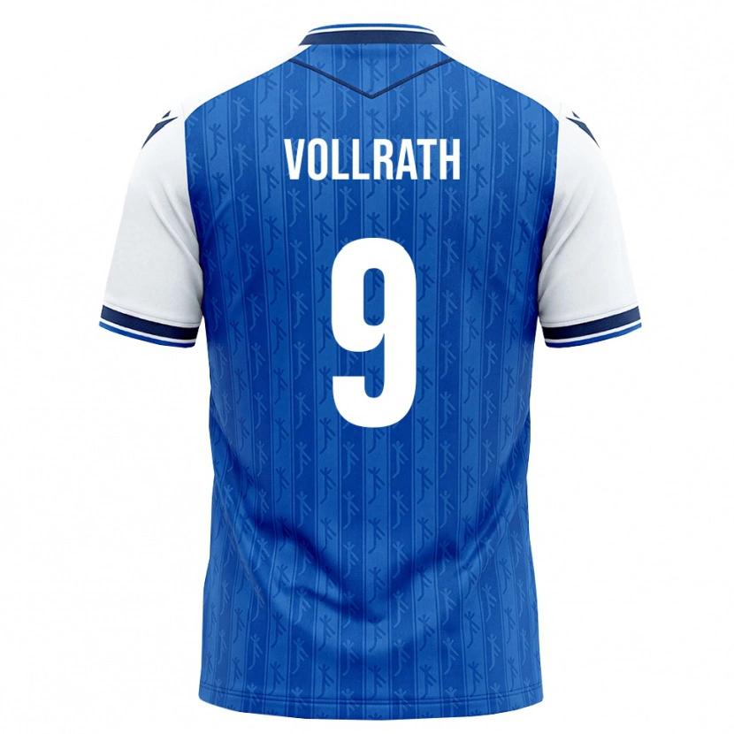 Danxen Kinderen Lucas Vollrath #9 Koninklijk Blauw Wit Thuisshirt Thuistenue 2026/27 T-Shirt