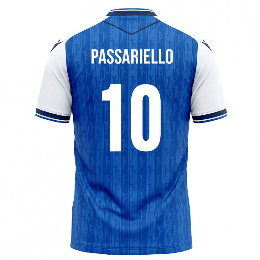 Danxen Kinderen Samuel Passariello #10 Koninklijk Blauw Wit Thuisshirt Thuistenue 2026/27 T-Shirt