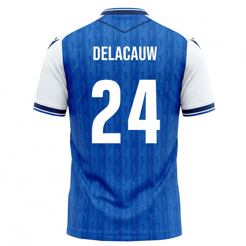 Danxen Kinderen Féli Delacauw #24 Koninklijk Blauw Wit Thuisshirt Thuistenue 2026/27 T-Shirt