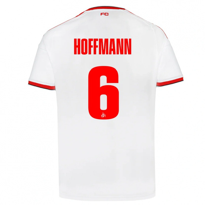 Danxen Kinderen Niklas Hoffmann #6 Wit Rood Zwart Thuisshirt Thuistenue 2026/27 T-Shirt
