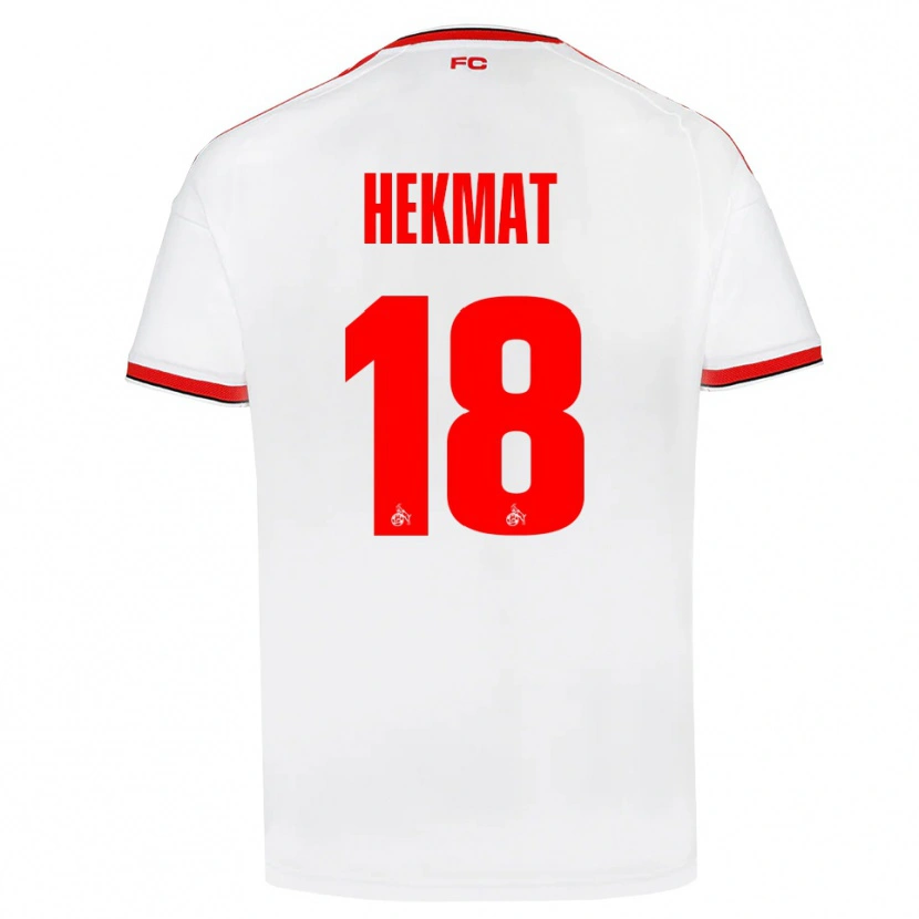 Danxen Kinderen Kian Hekmat #18 Wit Rood Zwart Thuisshirt Thuistenue 2026/27 T-Shirt