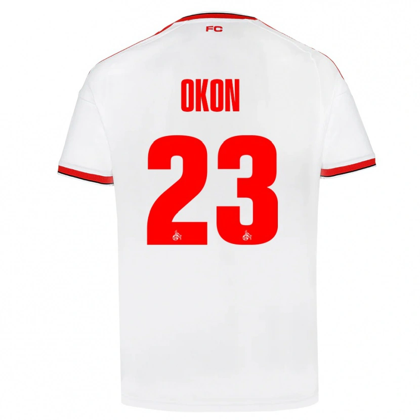 Danxen Kinderen Paul Okon-Engstler #23 Wit Rood Zwart Thuisshirt Thuistenue 2026/27 T-Shirt