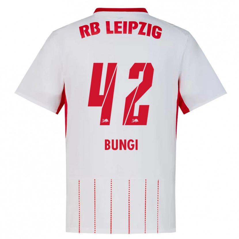 Danxen Kinderen Joyeux Masanka Bungi #42 Rood Wit Geel Thuisshirt Thuistenue 2026/27 T-Shirt