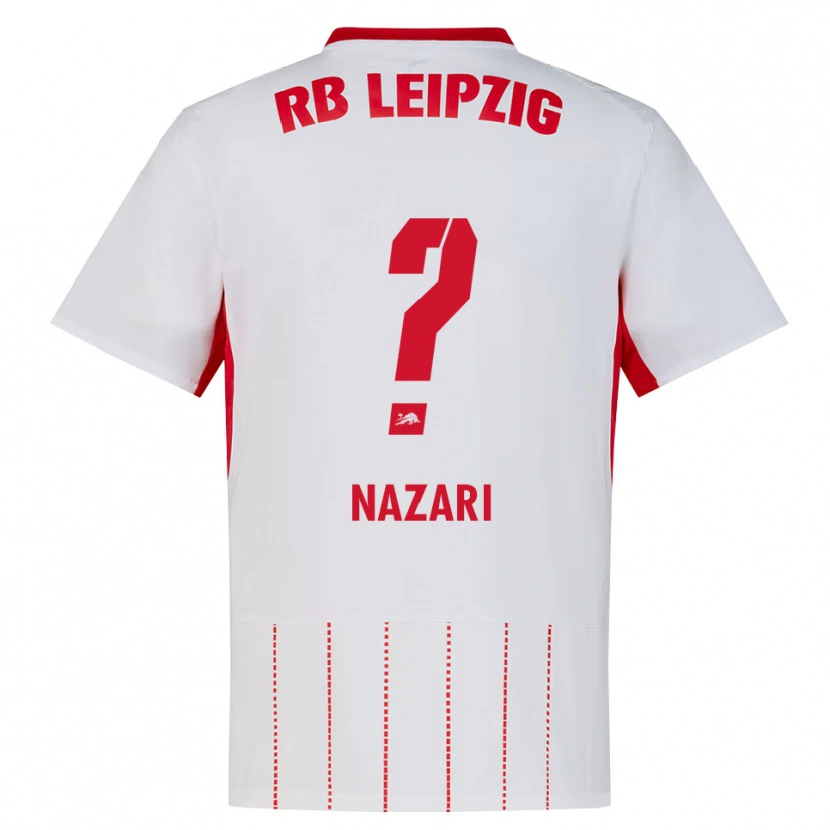Danxen Kinderen Alireza Nazari #0 Rood Wit Geel Thuisshirt Thuistenue 2026/27 T-Shirt