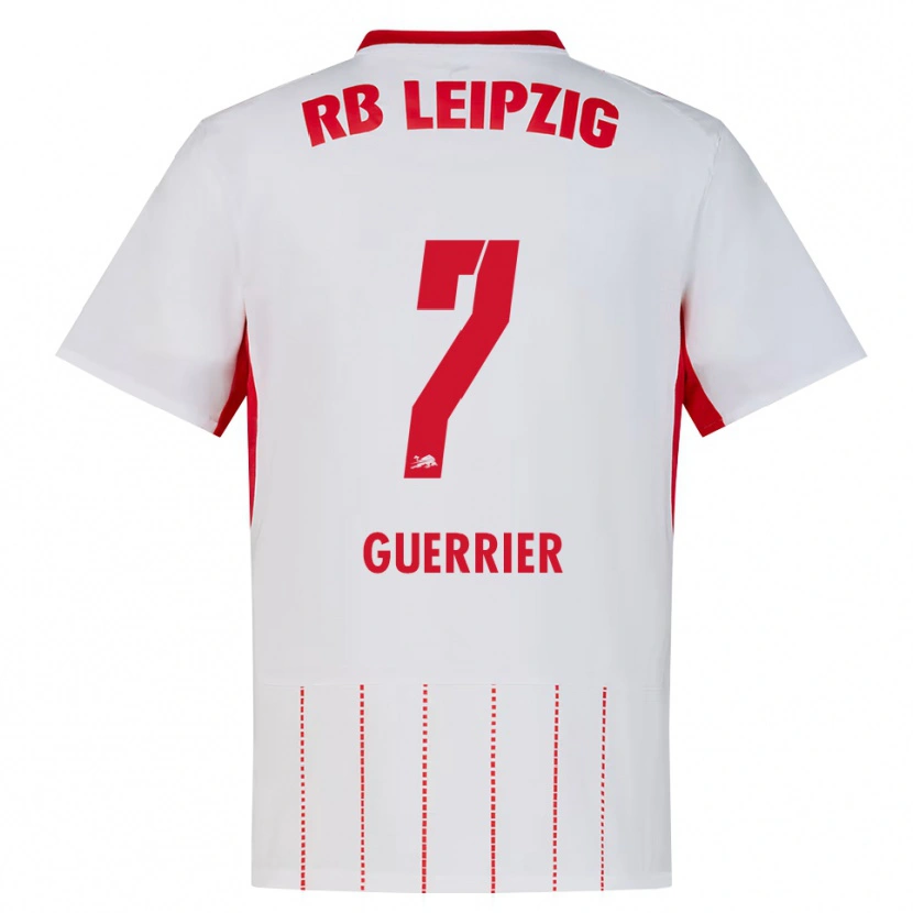 Danxen Kinderen Oscar Guerrier #7 Rood Wit Geel Thuisshirt Thuistenue 2026/27 T-Shirt
