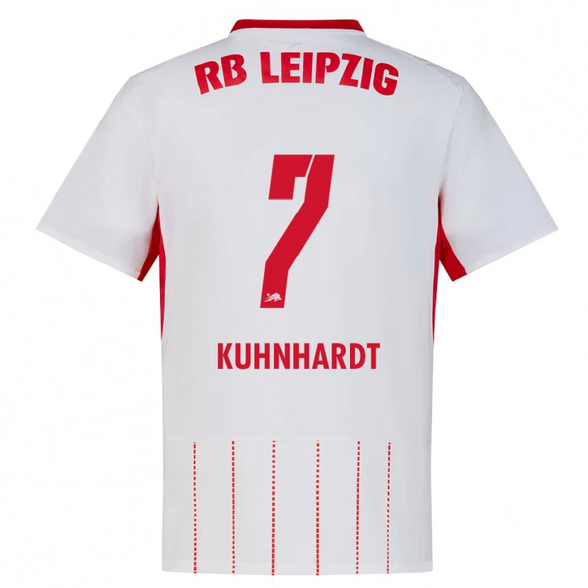 Danxen Kinderen Paul Kühnhardt #7 Rood Wit Geel Thuisshirt Thuistenue 2026/27 T-Shirt