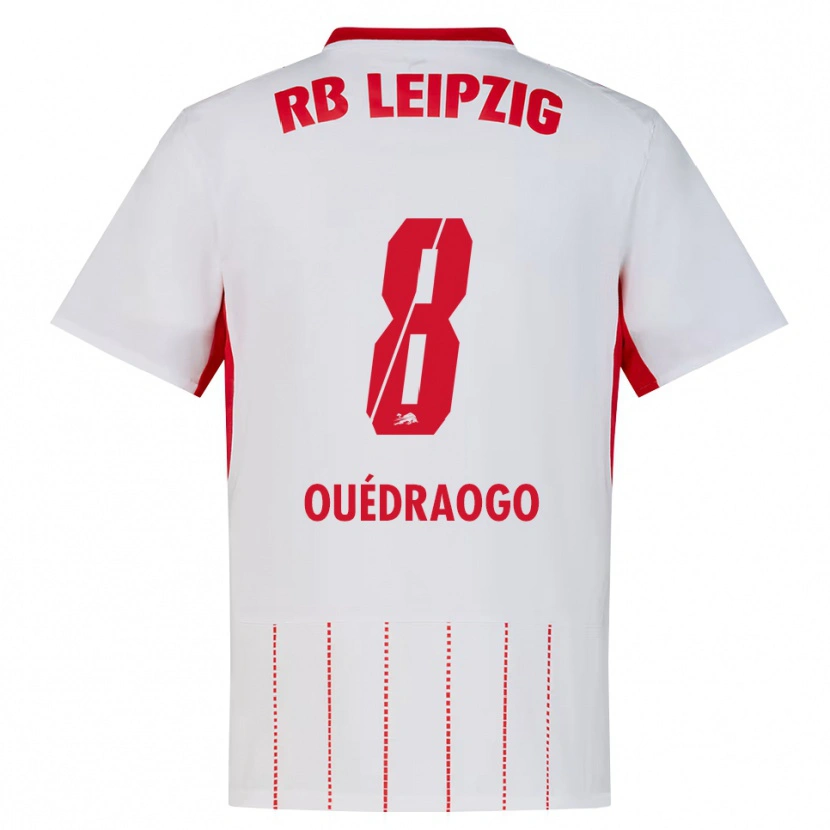 Danxen Kinderen Assan Ouédraogo #8 Rood Wit Geel Thuisshirt Thuistenue 2026/27 T-Shirt