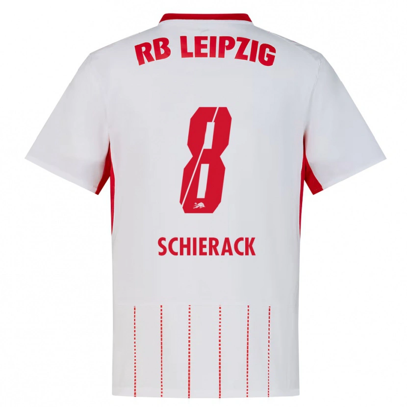 Danxen Kinderen Simon Schierack #8 Rood Wit Geel Thuisshirt Thuistenue 2026/27 T-Shirt