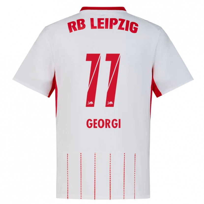 Danxen Kinderen Fyn Georgi #11 Rood Wit Geel Thuisshirt Thuistenue 2026/27 T-Shirt