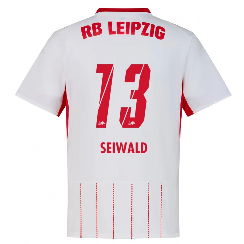 Danxen Kinderen Nicolas Seiwald #13 Rood Wit Geel Thuisshirt Thuistenue 2026/27 T-Shirt