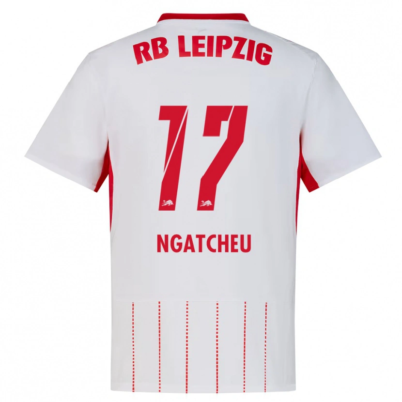 Danxen Kinderen Yohan Ngatcheu #17 Rood Wit Geel Thuisshirt Thuistenue 2026/27 T-Shirt
