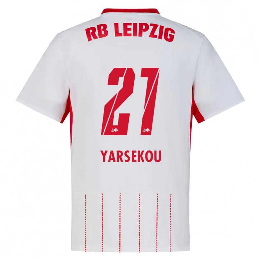 Danxen Kinderen Dilane Yarsekou #21 Rood Wit Geel Thuisshirt Thuistenue 2026/27 T-Shirt