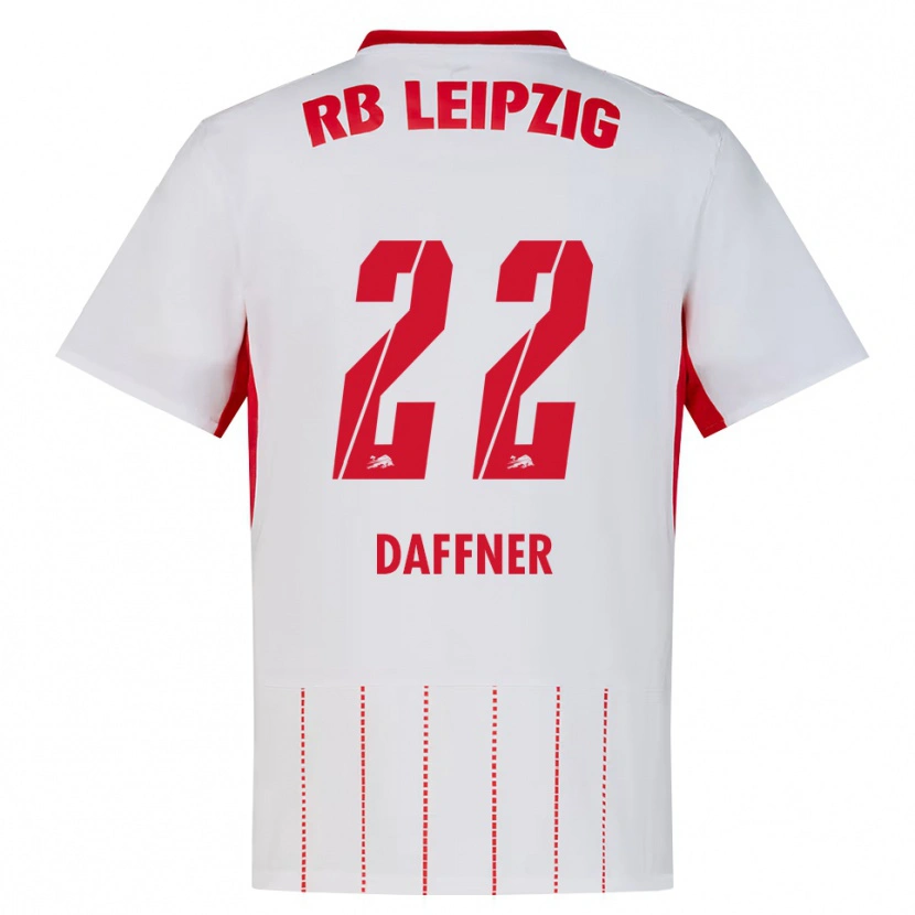 Danxen Kinderen Felix Daffner #22 Rood Wit Geel Thuisshirt Thuistenue 2026/27 T-Shirt
