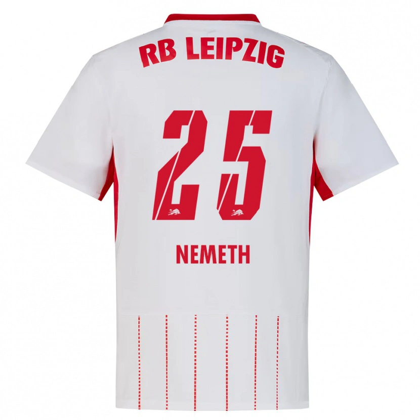 Danxen Kinderen Diána Németh #25 Rood Wit Geel Thuisshirt Thuistenue 2026/27 T-Shirt
