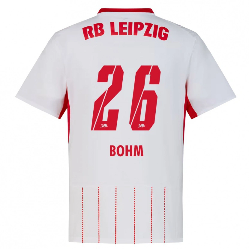 Danxen Kinderen Pepe Böhm #26 Rood Wit Geel Thuisshirt Thuistenue 2026/27 T-Shirt
