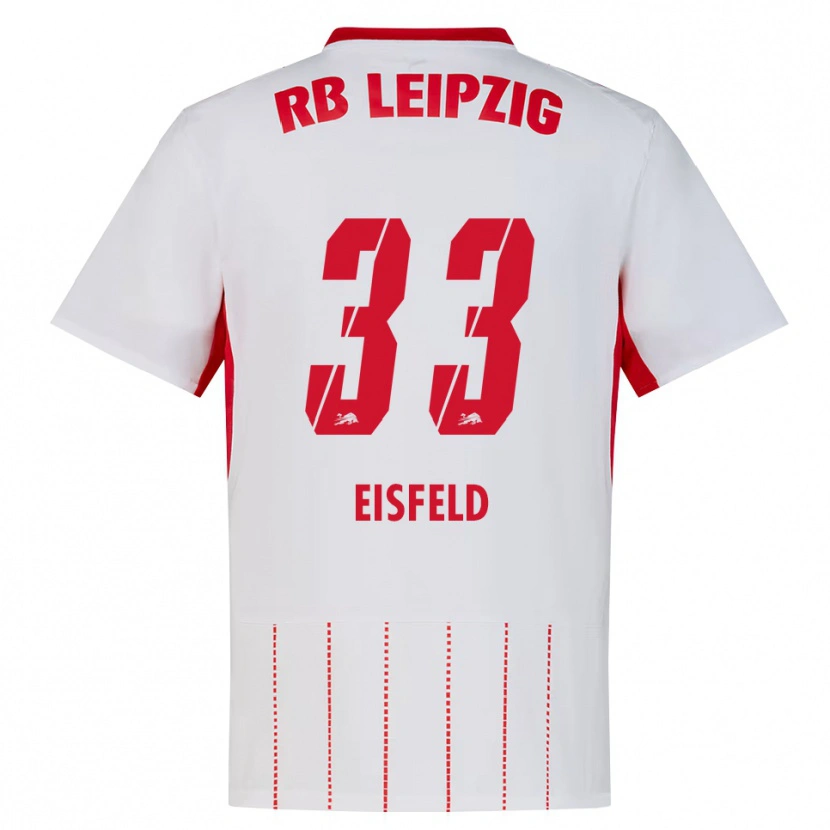 Danxen Kinderen Tom Eisfeld #33 Rood Wit Geel Thuisshirt Thuistenue 2026/27 T-Shirt