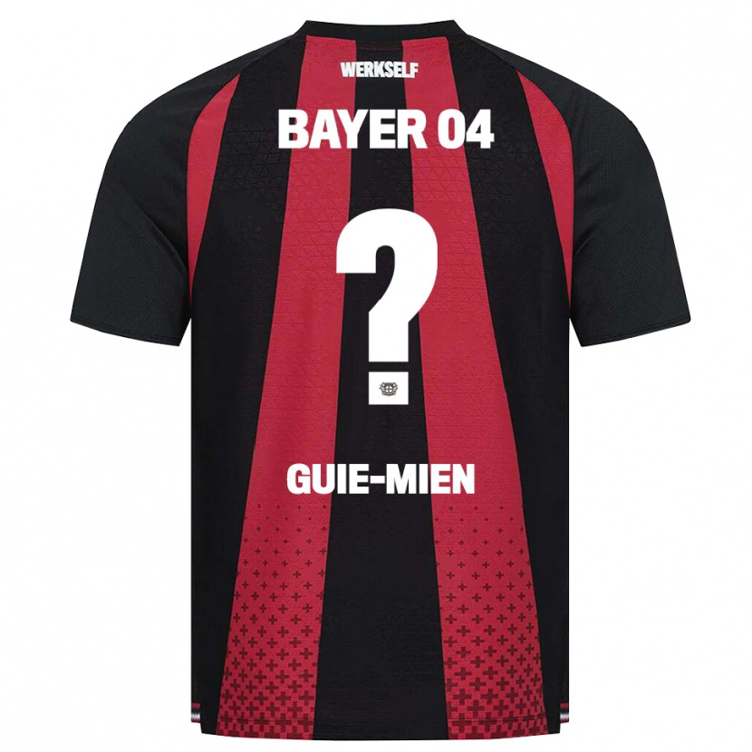 Danxen Kinderen Samuel Guie-Mien #0 Zwart Wit Rood Thuisshirt Thuistenue 2026/27 T-Shirt