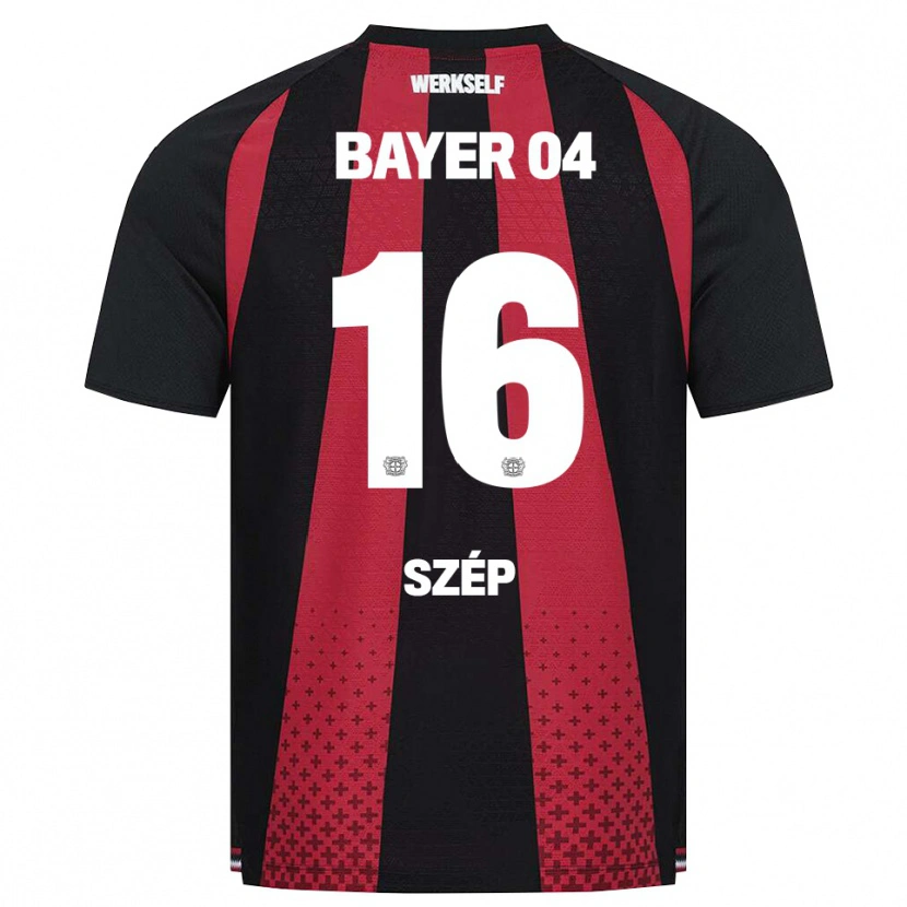 Danxen Kinderen Márton Szép #16 Zwart Wit Rood Thuisshirt Thuistenue 2026/27 T-Shirt