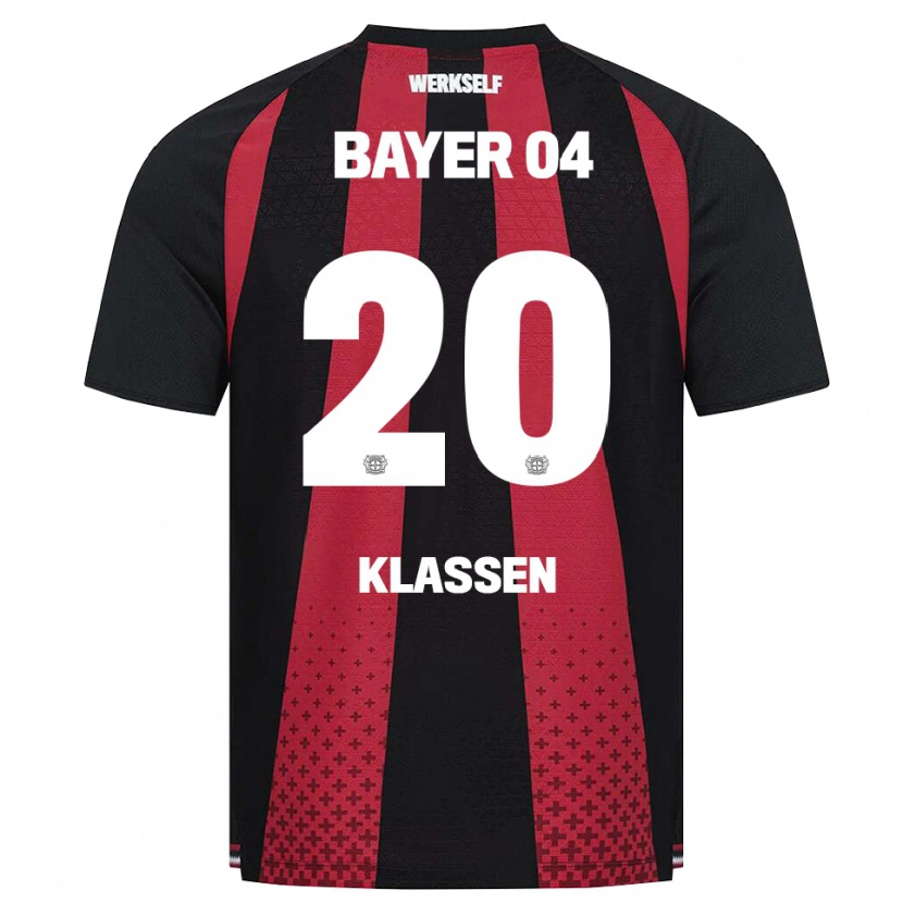 Danxen Kinderen Ole Klaßen #20 Zwart Wit Rood Thuisshirt Thuistenue 2026/27 T-Shirt