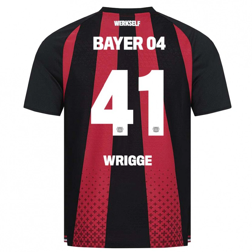 Danxen Kinderen Amy Wrigge #41 Zwart Wit Rood Thuisshirt Thuistenue 2026/27 T-Shirt