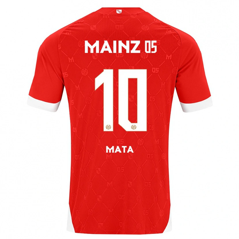 Danxen Kinderen Ken Mata #10 Rood Wit Thuisshirt Thuistenue 2026/27 T-Shirt