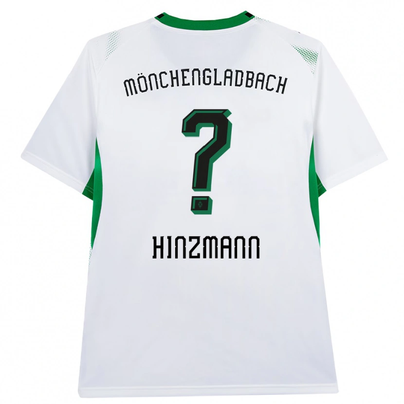 Danxen Kinderen Sinan Hinzmann #0 Wit Zwart Groen Thuisshirt Thuistenue 2026/27 T-Shirt