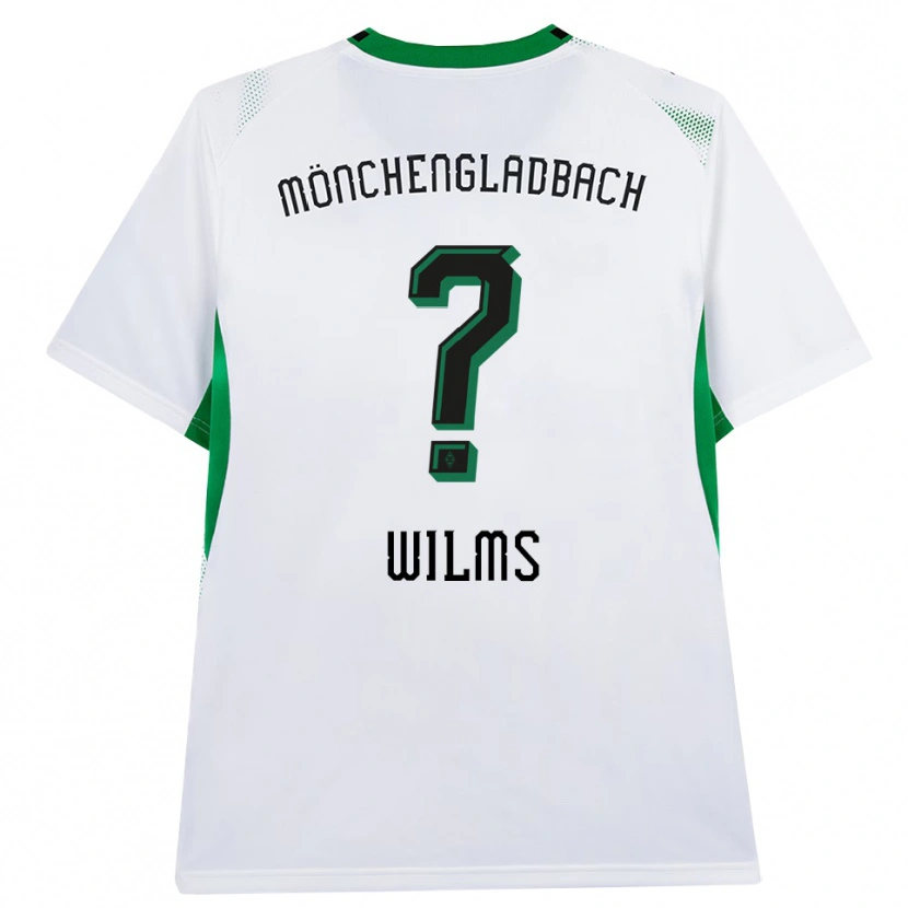 Danxen Kinderen Felix Wilms #0 Wit Zwart Groen Thuisshirt Thuistenue 2026/27 T-Shirt