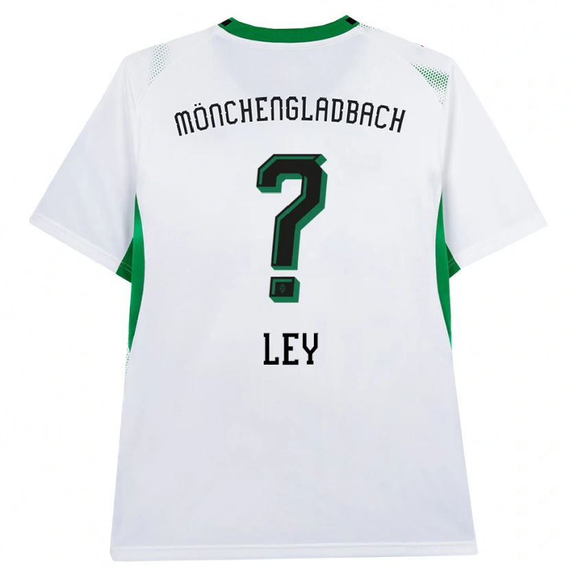 Danxen Kinderen Marlon Ley #0 Wit Zwart Groen Thuisshirt Thuistenue 2026/27 T-Shirt