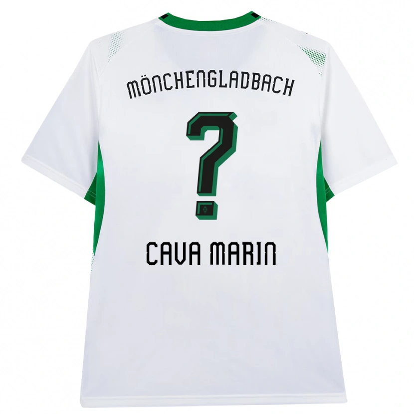 Danxen Kinderen Sofia Cava Marin #0 Wit Zwart Groen Thuisshirt Thuistenue 2026/27 T-Shirt