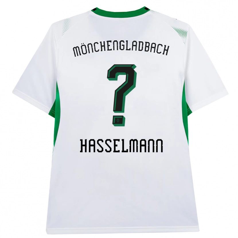 Danxen Kinderen Nina Hasselmann #0 Wit Zwart Groen Thuisshirt Thuistenue 2026/27 T-Shirt
