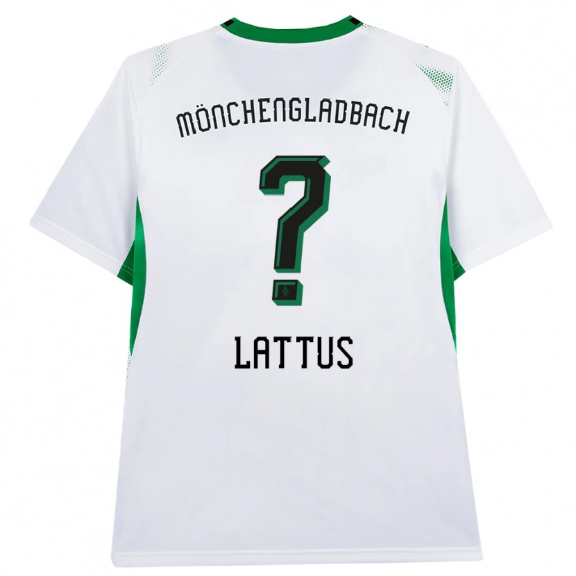 Danxen Kinderen Emma Lattus #0 Wit Zwart Groen Thuisshirt Thuistenue 2026/27 T-Shirt