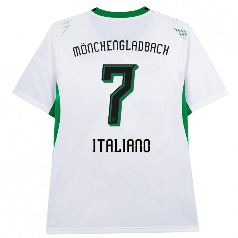 Danxen Kinderen Jacob Italiano #7 Wit Zwart Groen Thuisshirt Thuistenue 2026/27 T-Shirt