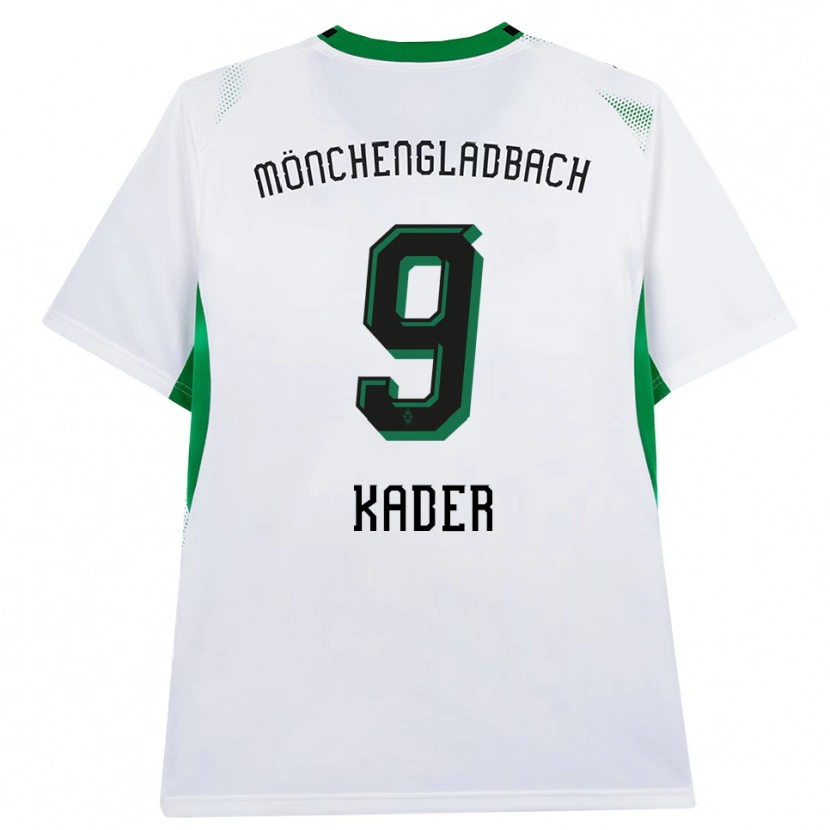 Danxen Kinderen Cagatay Kader #9 Wit Zwart Groen Thuisshirt Thuistenue 2026/27 T-Shirt