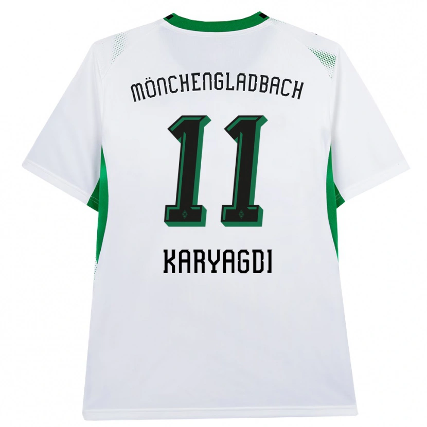 Danxen Kinderen Kerim Karyagdi #11 Wit Zwart Groen Thuisshirt Thuistenue 2026/27 T-Shirt